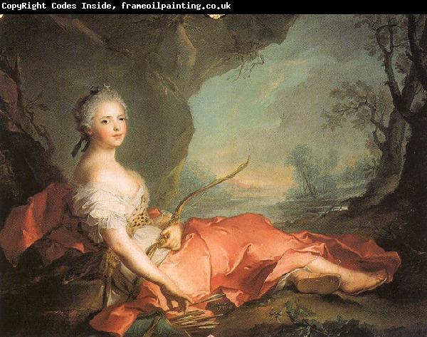 Jean Marc Nattier Marie-Adlaide of France as Diana